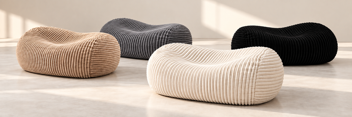 POUFS ALLONGÉS