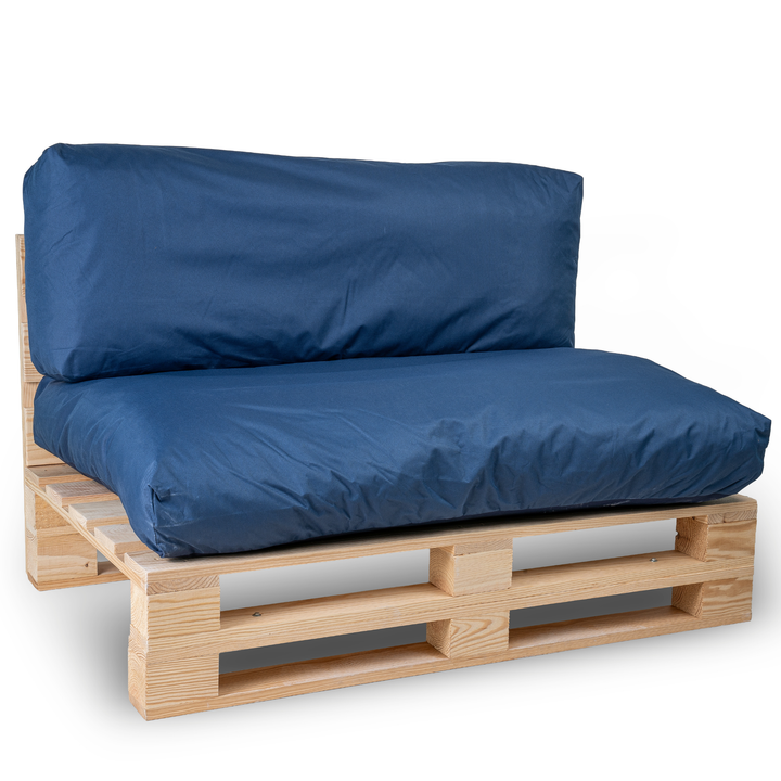 Waterafstotende palletkussens met afneembare hoes - SET