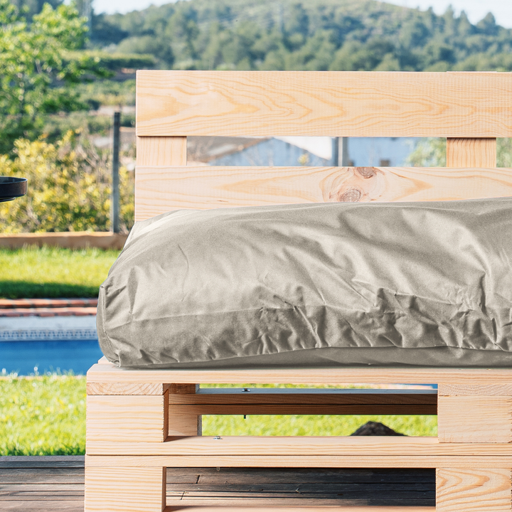 Waterafstotende palletkussens met afneembare hoes - SET