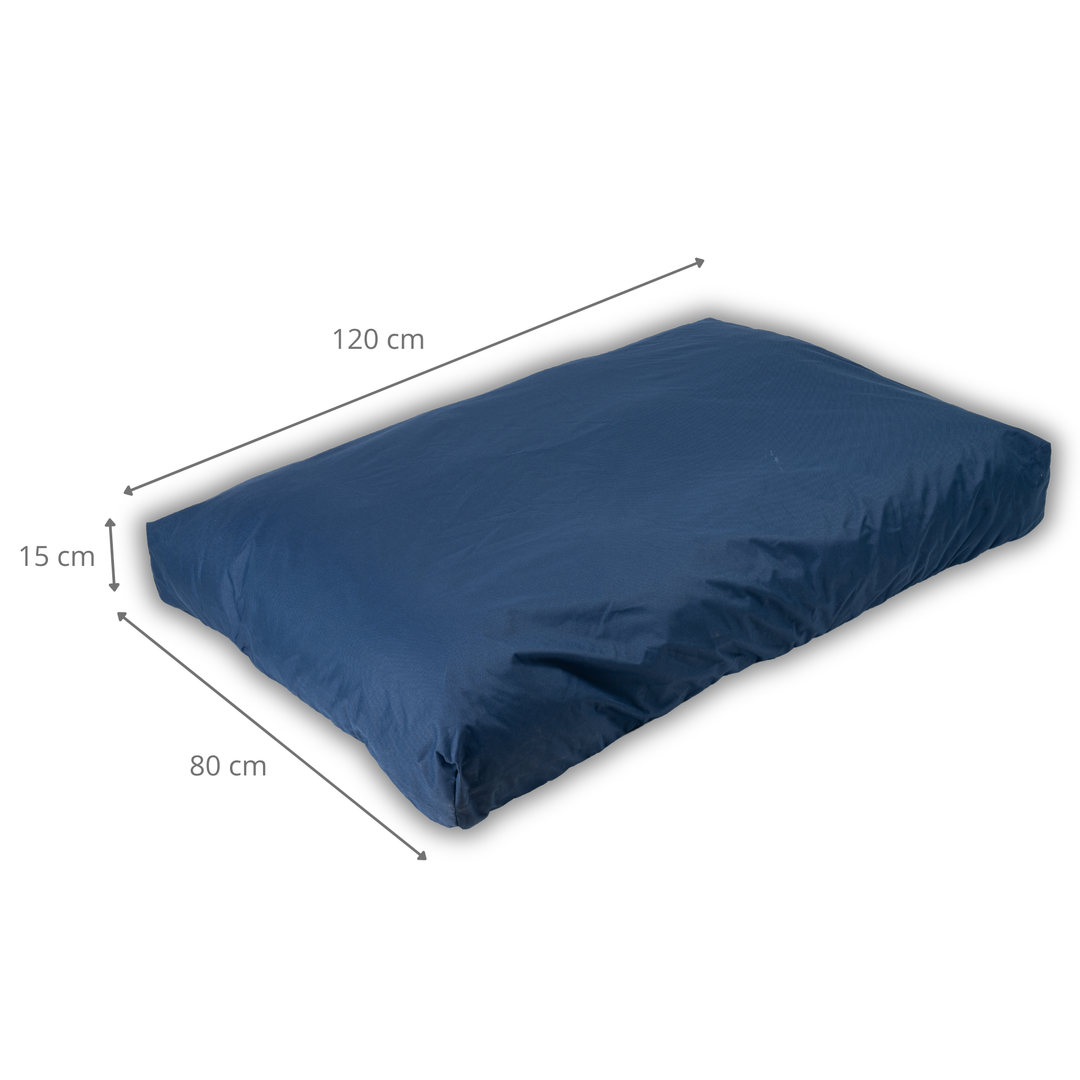 Waterafstotend palletkussen met afneembare hoes - Zitting 120x80 cm