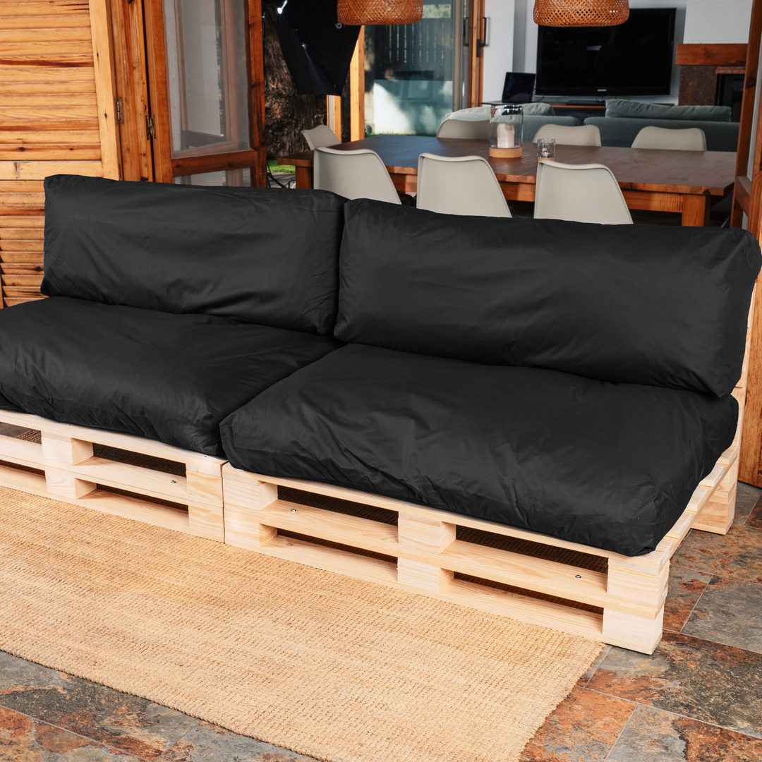Waterdichte afneembare palletkussens - SET VAN 2