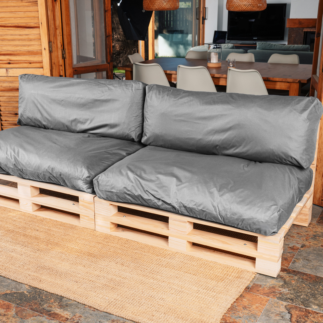 Waterdichte afneembare palletkussens - SET VAN 2