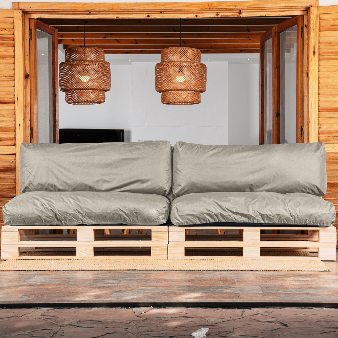 Waterdichte afneembare palletkussens - SET VAN 2