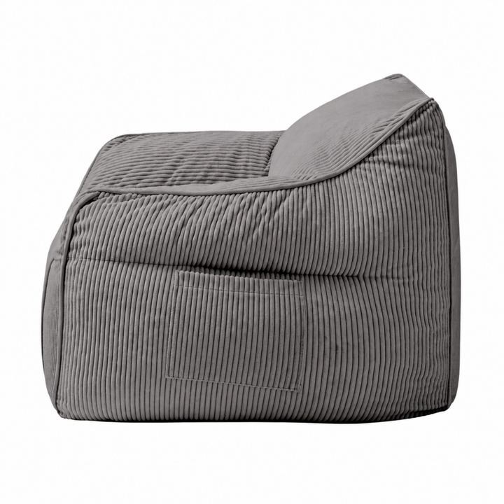 Pouf fauteuil enfant Velours Côtelé - 70x70 cm