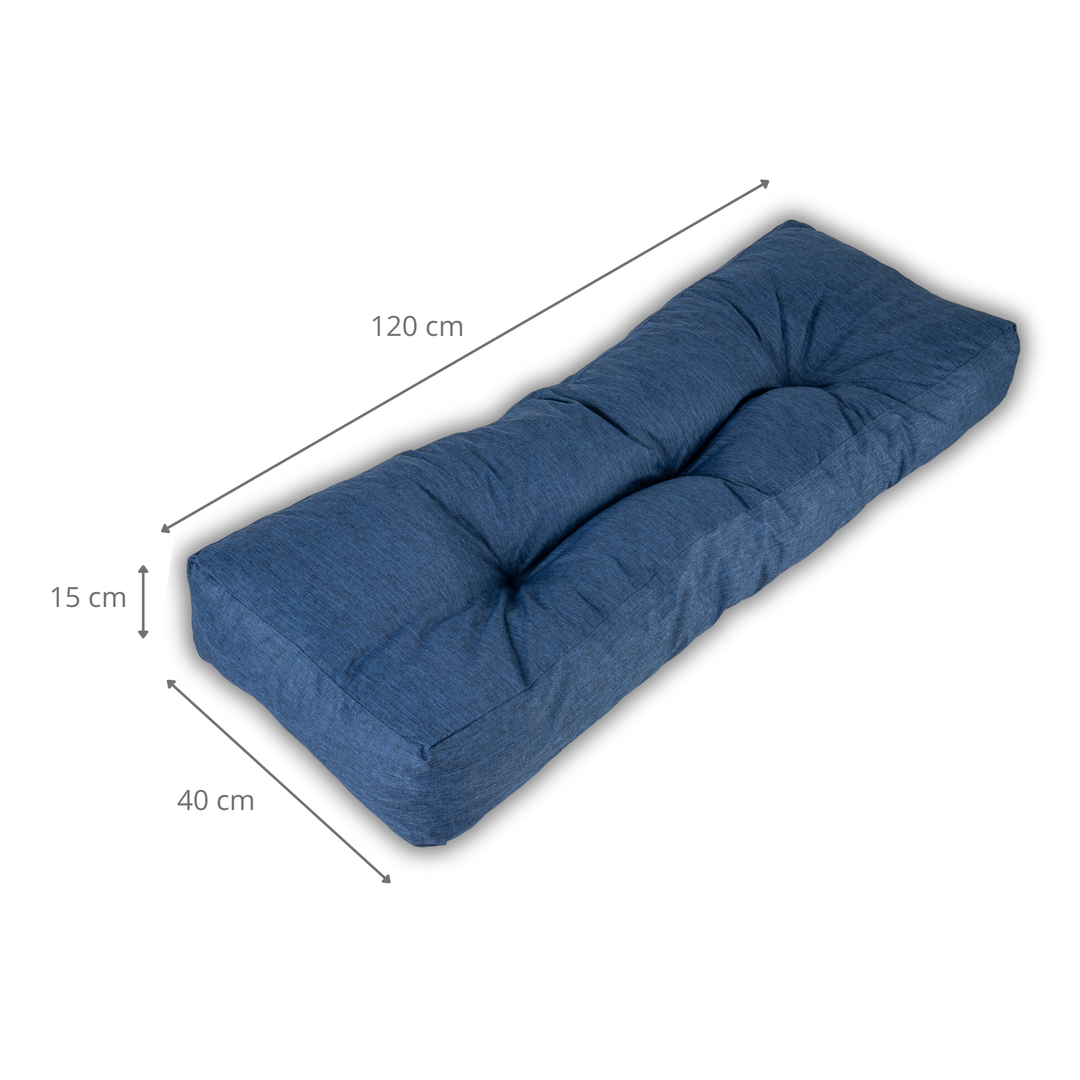 Alleen rugkussen voor pallet - 120x40x15 cm