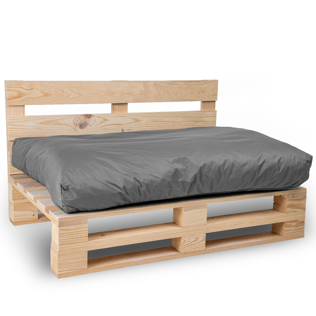 Waterafstotend palletkussen met afneembare hoes - Zitting 120x80 cm