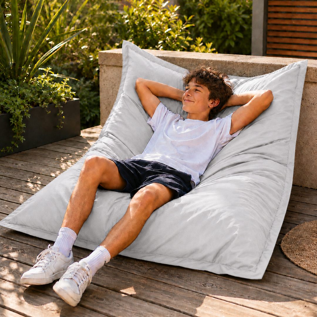 Waterafstotende Outdoor Poef Afneembare Hoes UV-bestendig - 120x160 Cm