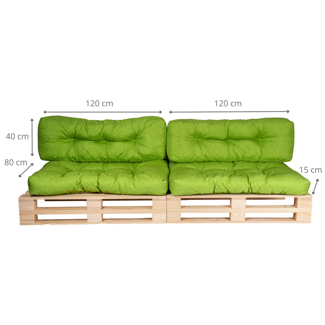 Palletkussen - SET VAN 2