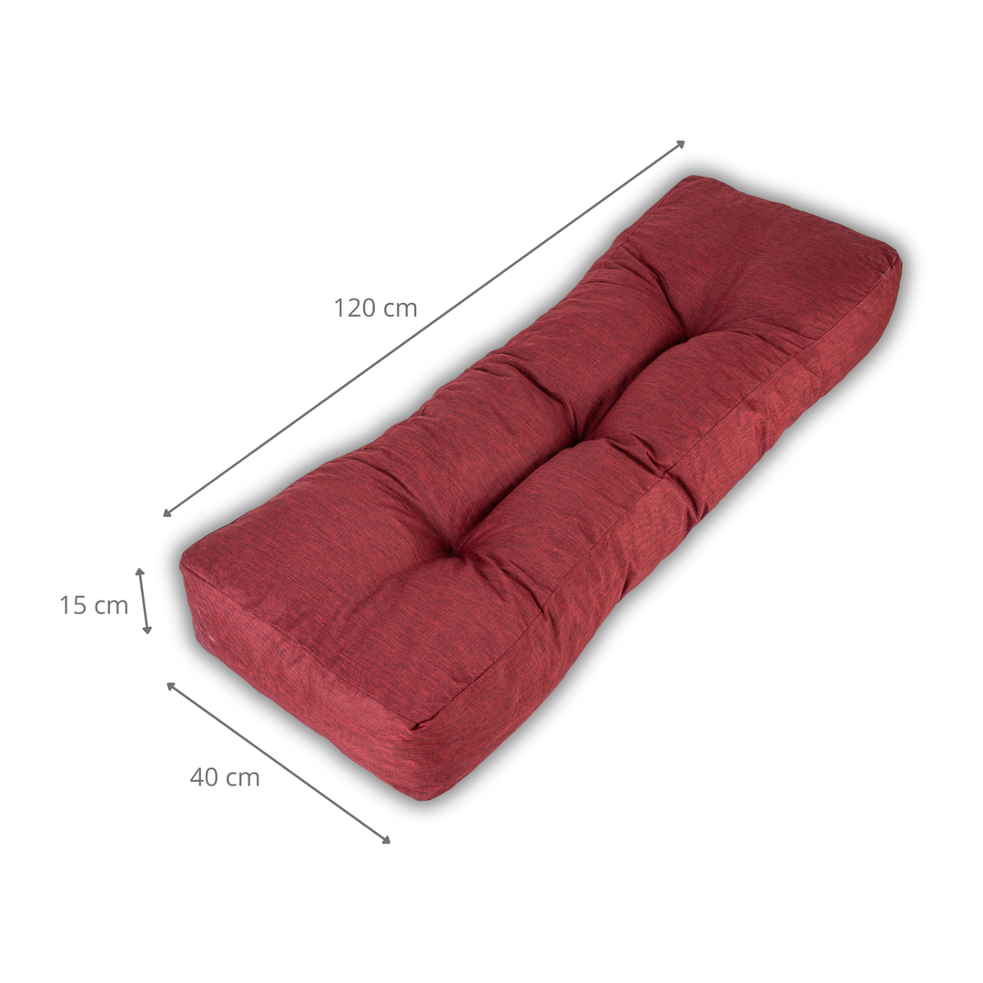 Alleen rugkussen voor pallet - 120x40x15 cm