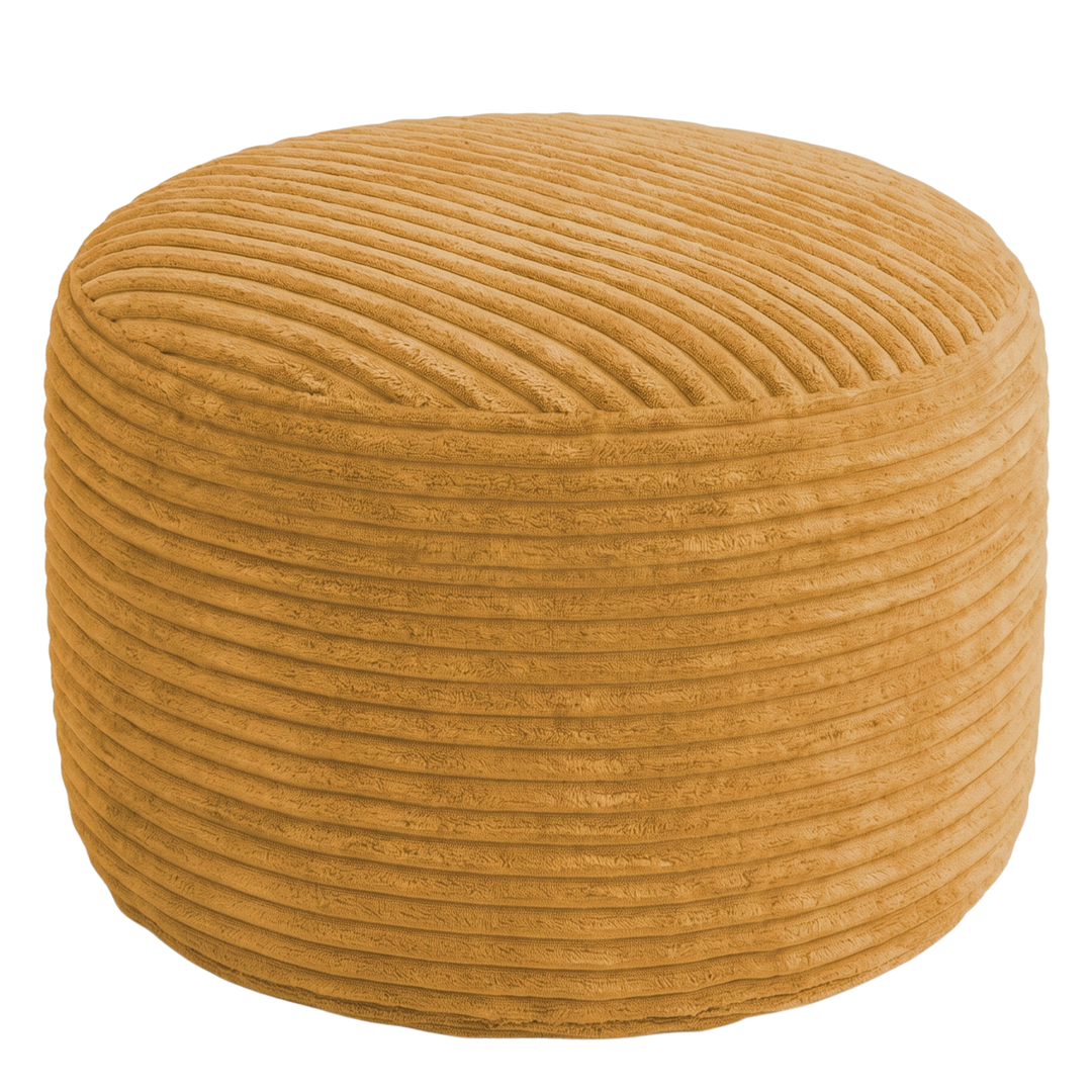 Voetensteun met afneembare hoes van corduroy - 50 x 30 cm