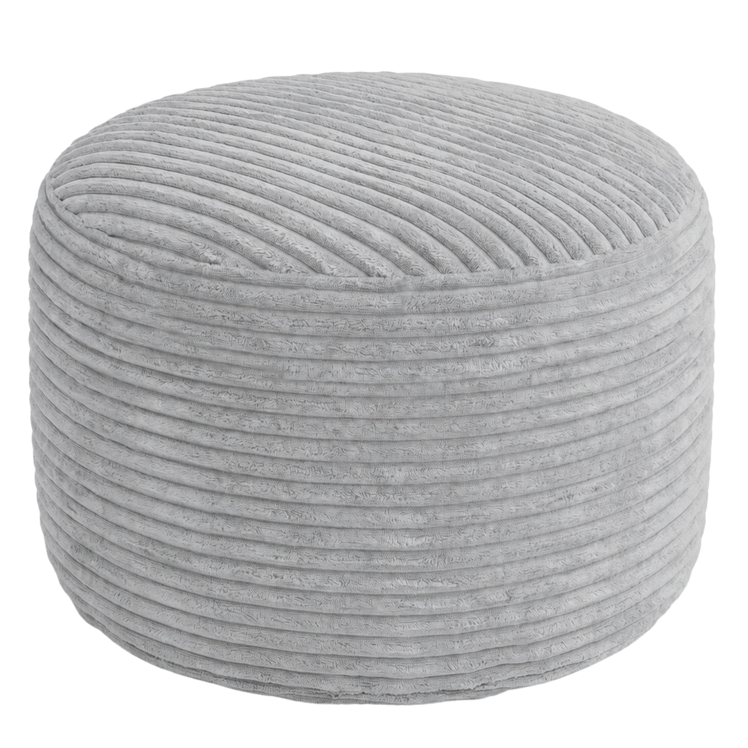 Voetensteun met afneembare hoes van corduroy - 50 x 30 cm