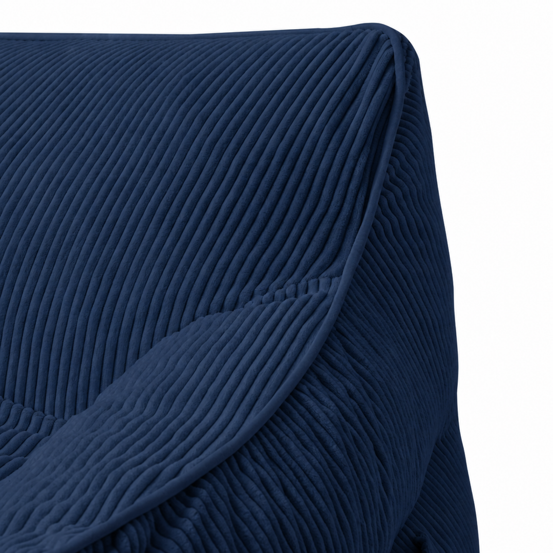 Pouf fauteuil enfant Velours Côtelé - 70x70 cm