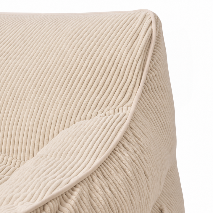 Pouf fauteuil enfant Velours Côtelé - 70x70 cm