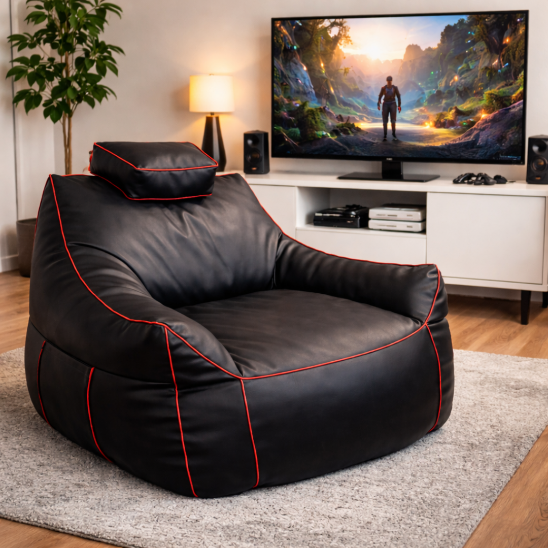 Gaming zitzak van kunstleer - 100x110 cm