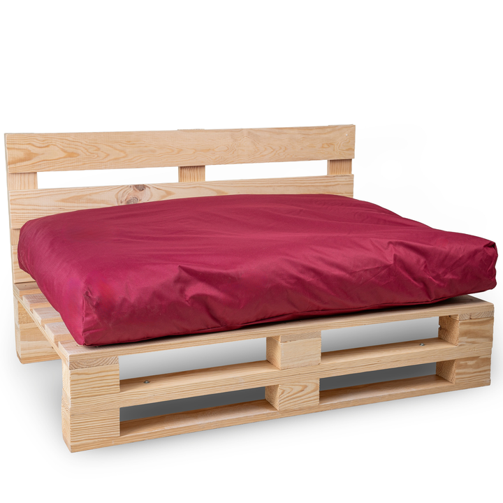 Waterafstotend palletkussen met afneembare hoes - Zitting 120x80 cm