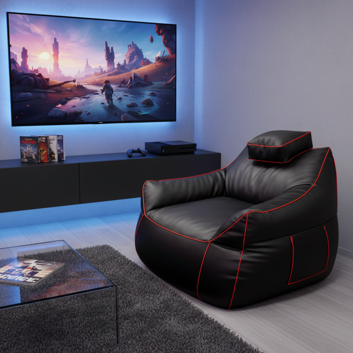Gaming zitzak van kunstleer - 100x110 cm