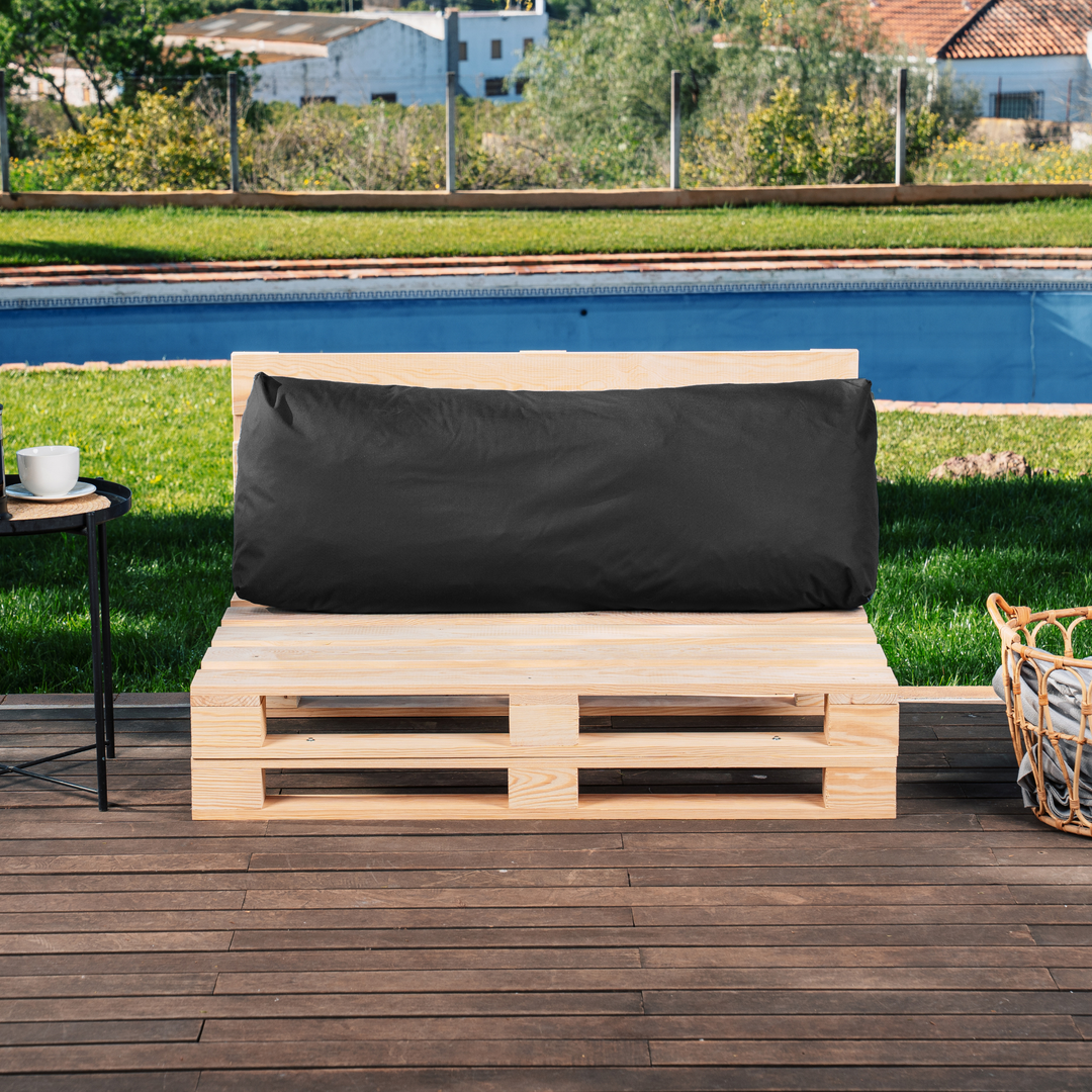 Waterdicht afritsbaar palletkussen - Rugleuning 120x40 cm