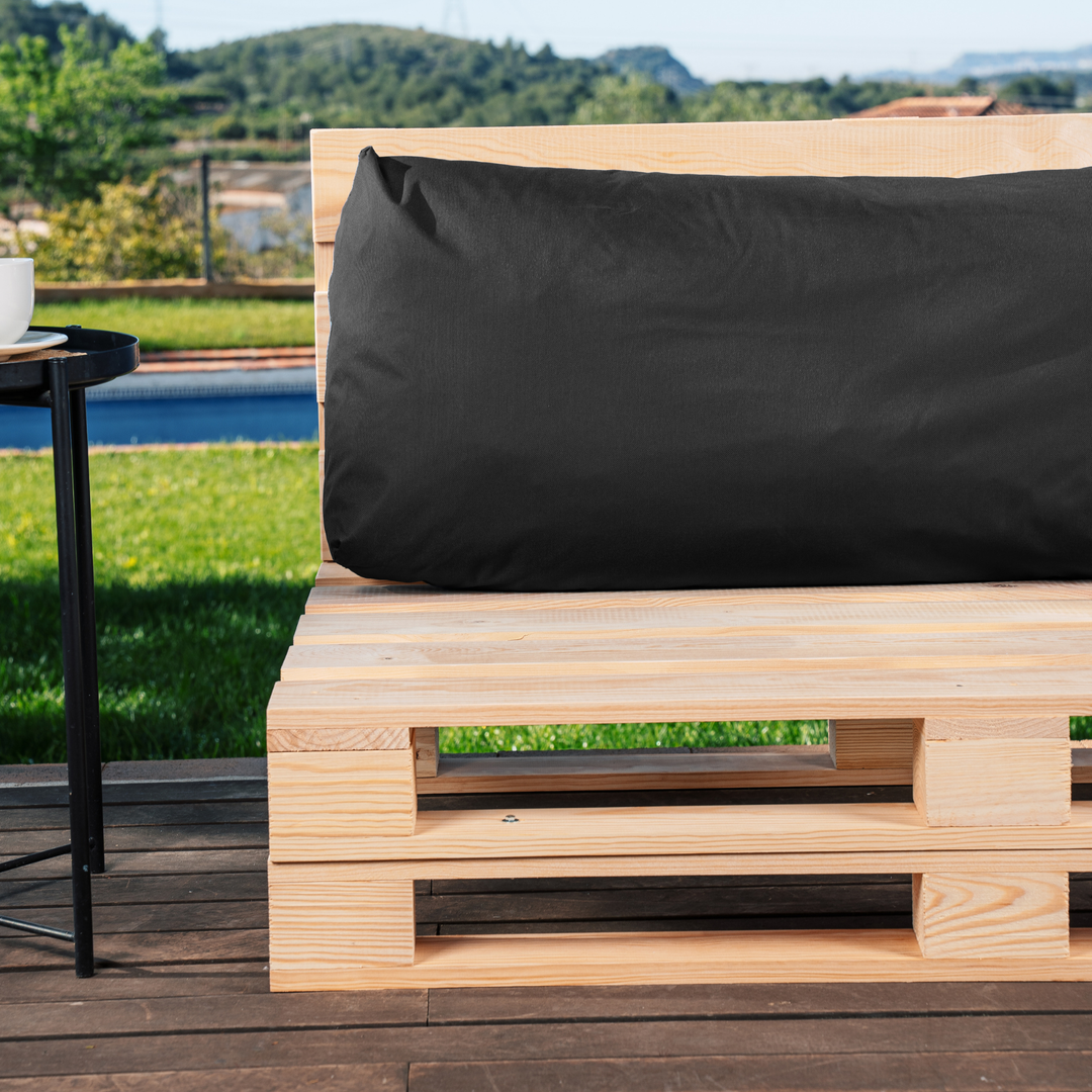 Waterdicht afritsbaar palletkussen - Rugleuning 120x40 cm