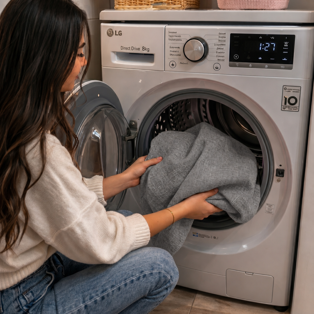 Housse de coussin de bain de soleil déhoussable grise foncée en machine à laver
