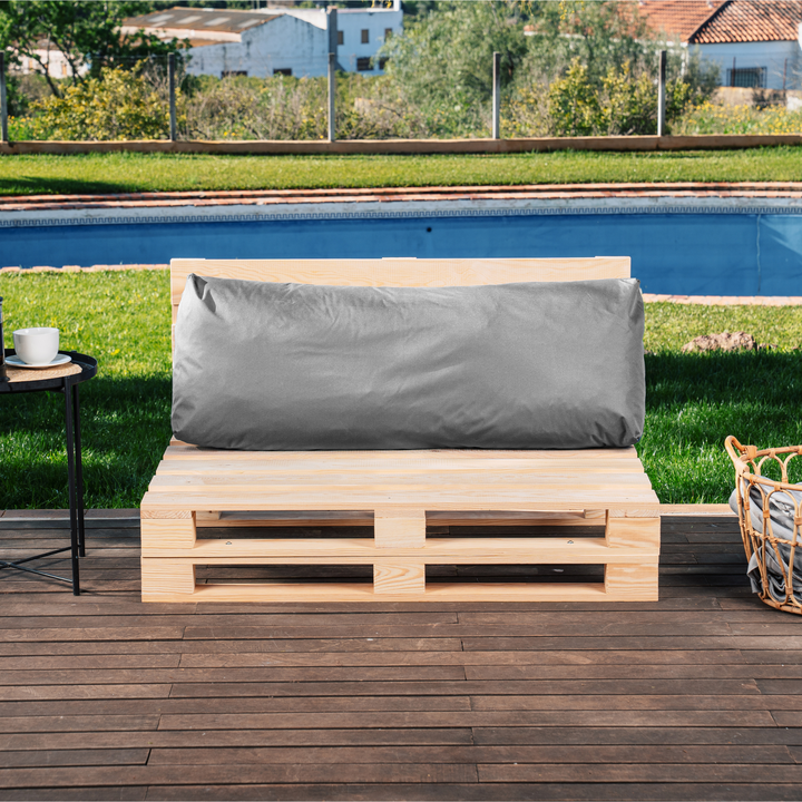 Waterdicht afritsbaar palletkussen - Rugleuning 120x40 cm