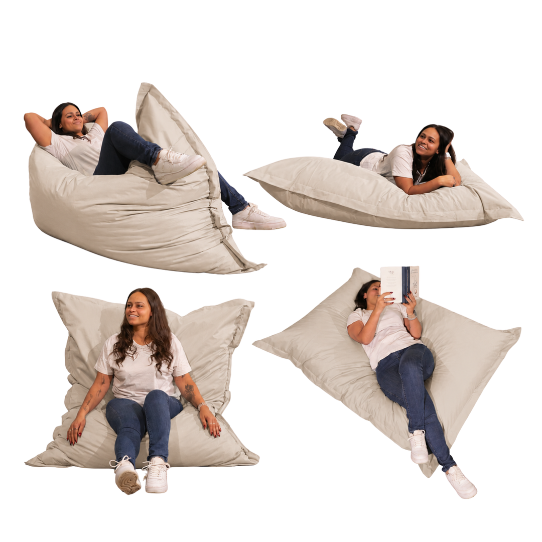Housse Pouf Extérieur Imperméable Anti-UV - 140x180 Cm