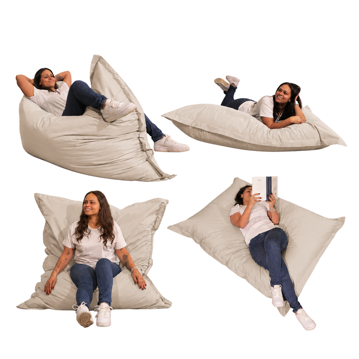 Housse Pouf Extérieur Imperméable Anti-UV - 140x180 Cm