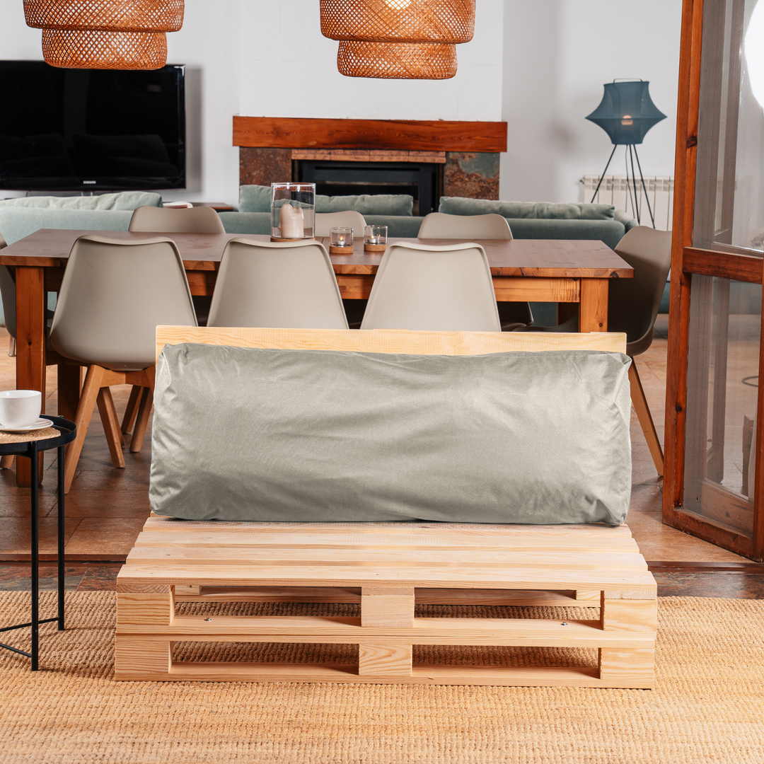 Waterdicht afritsbaar palletkussen - Rugleuning 120x40 cm