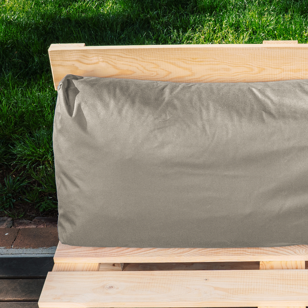 Waterdicht afritsbaar palletkussen - Rugleuning 120x40 cm