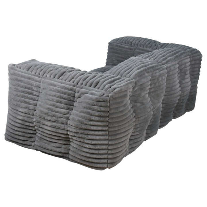 Modulaire Bank Ribfluweel - 90x180 Cm