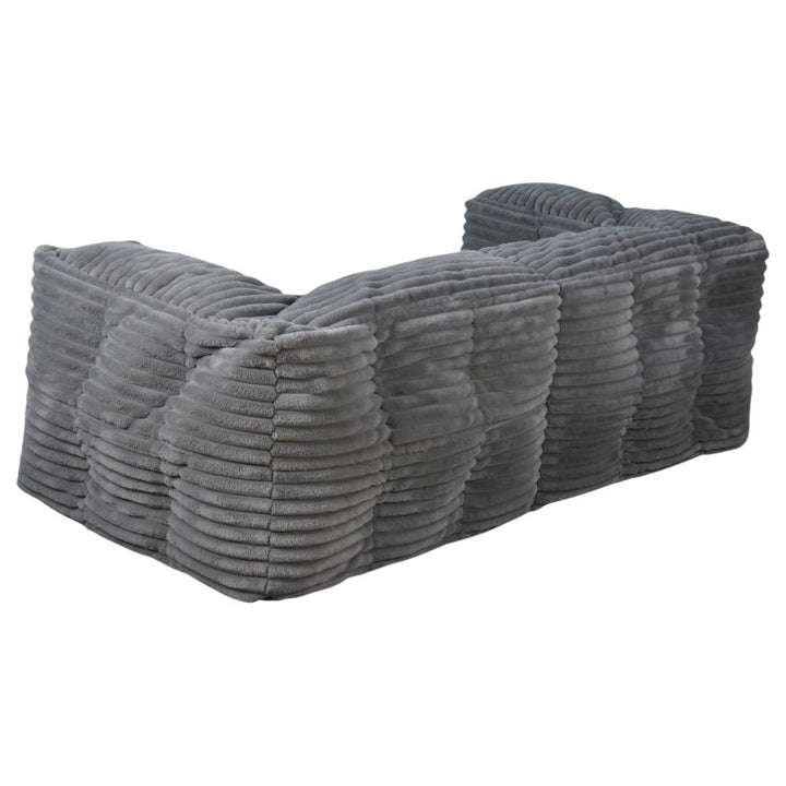 Modulaire Bank Ribfluweel - 90x180 Cm