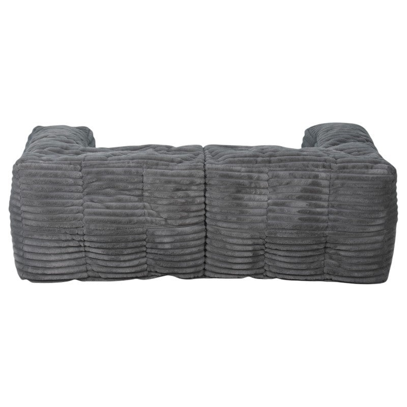 Modulaire Bank Ribfluweel - 90x180 Cm