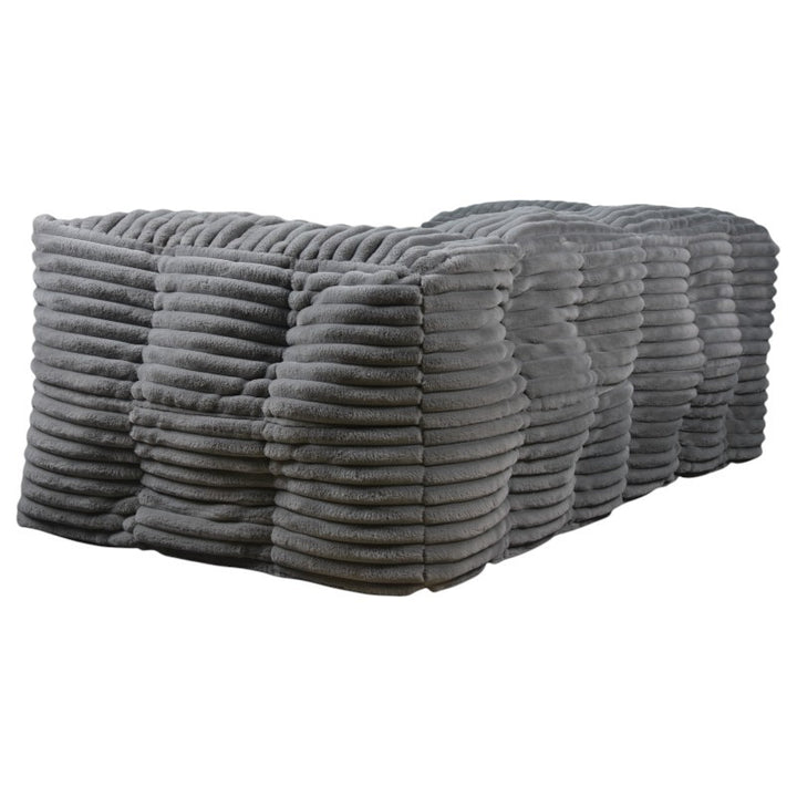 Modulaire Bank Ribfluweel - 90x180 Cm