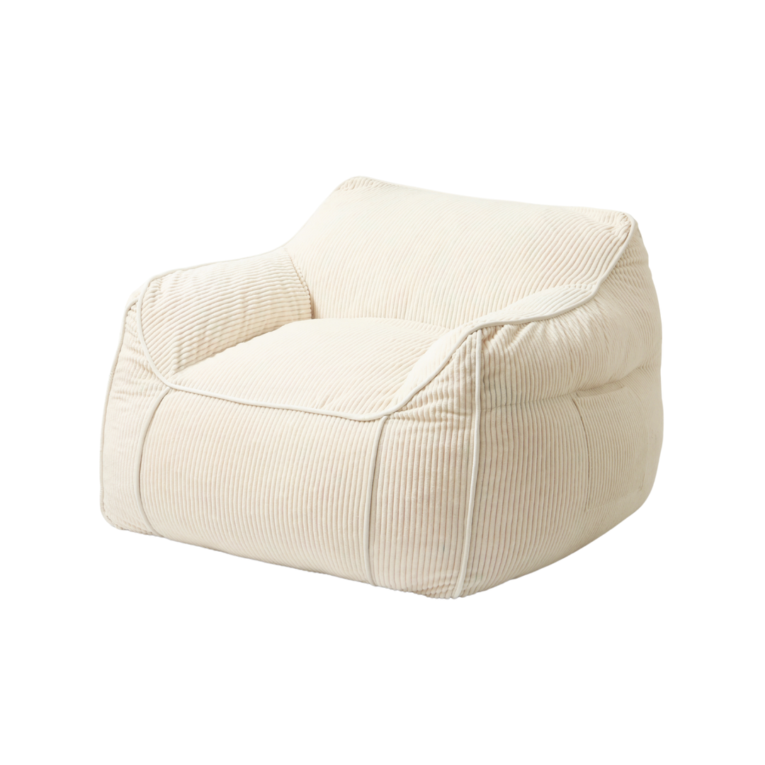 Pouf fauteuil enfant Velours Côtelé - 70x70 cm