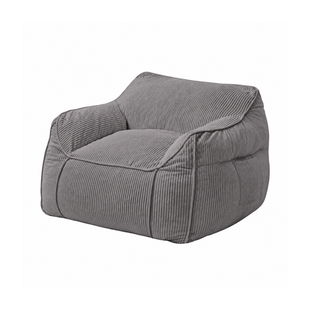 Pouf fauteuil enfant Velours Côtelé - 70x70 cm