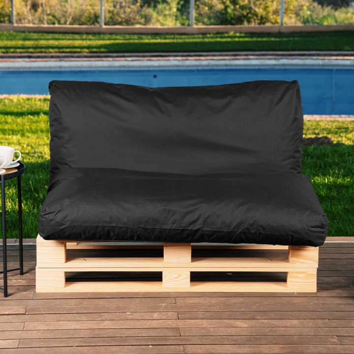 Afneembare hoes voor palletkussen - 120 x 60 cm