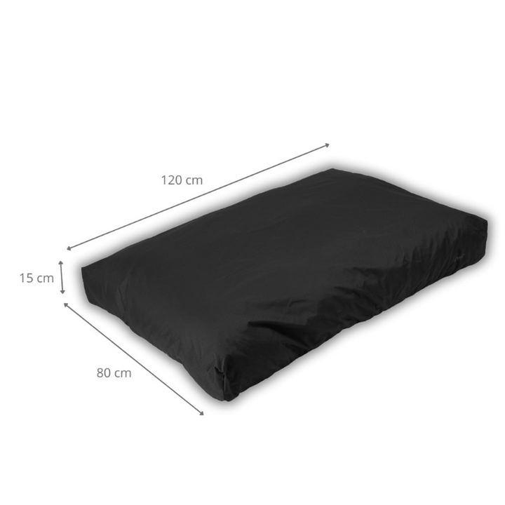 Afneembare kussenhoes voor pallet - Zitting 120 X 80 cm