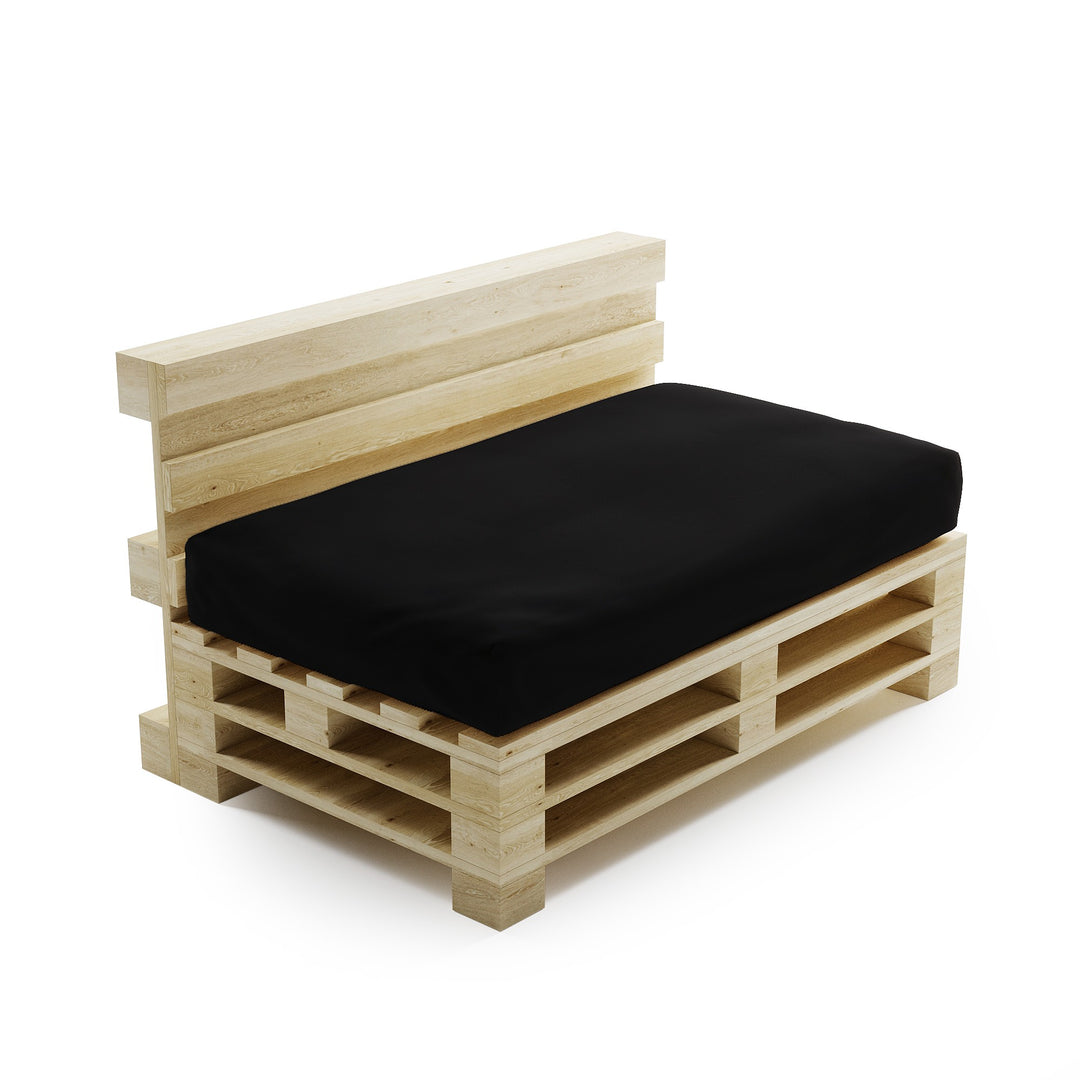 Afneembare kussenhoes voor pallet - Zitting 120 X 80 cm