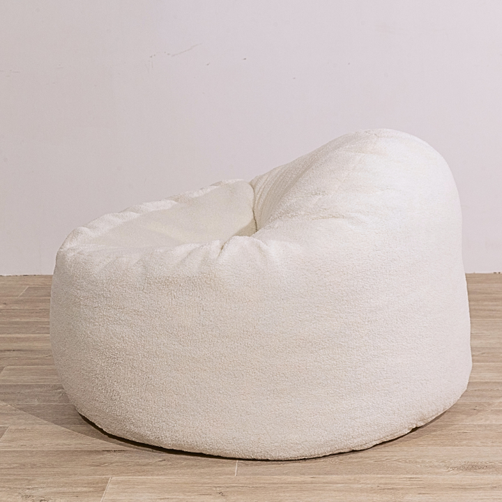 Bouclé poef - 100 cm