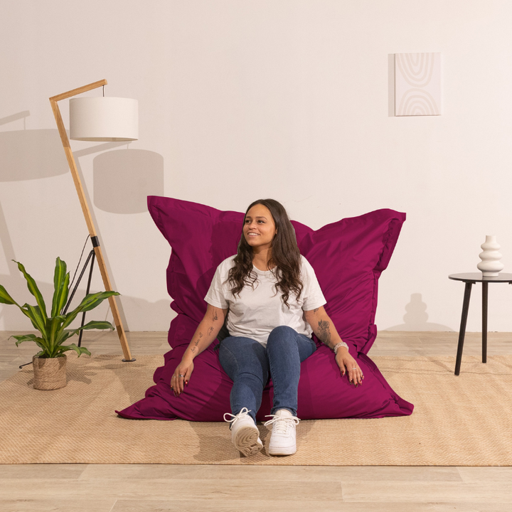 Pouf Extérieur Imperméable Déhoussable Anti-UV - 140x180 Cm