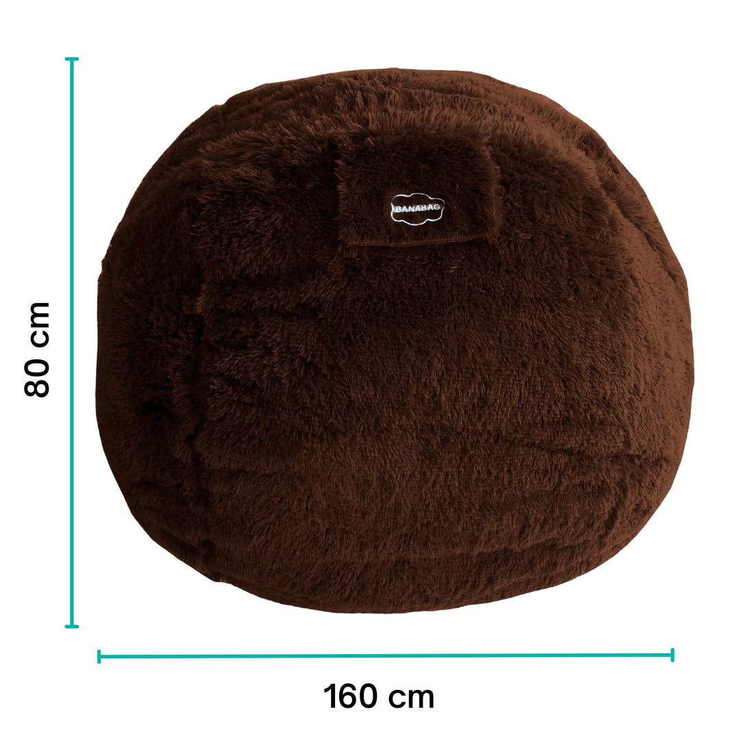 Pouf Géant Fourrure - 160 Cm - Banabag